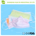 all colors non woven mask 3ply 95 BFE made in China